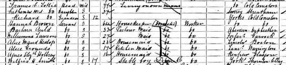 1901 census tottie